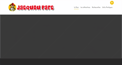 Desktop Screenshot of jacquouparc.com