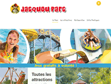 Tablet Screenshot of jacquouparc.com